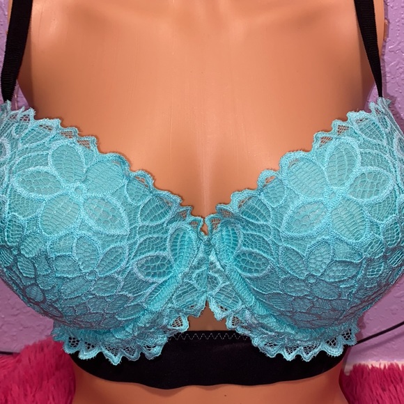 PINK Victoria secret aqua bras size 36DD - Picture 2 of 7